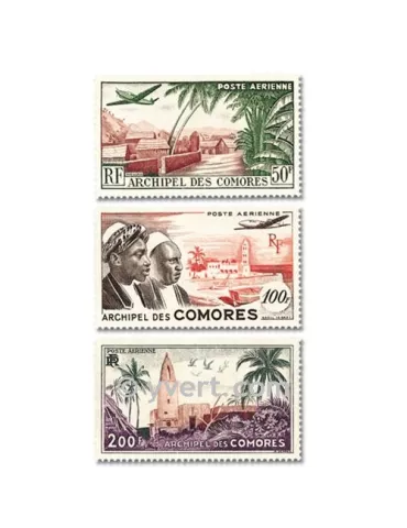 n° 1/3 -  Timbre Comores Poste aérienne