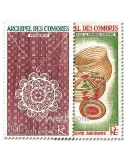 n° 8/9 -  Timbre Comores Poste aérienne