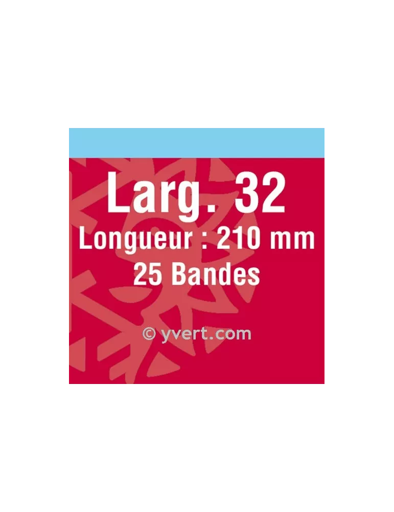Bandes simple soudure - 32mm (Fond noir)