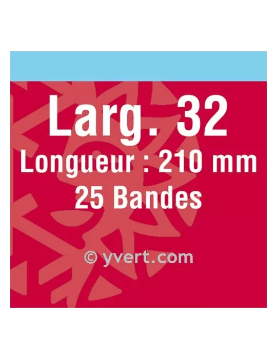 Bandes simple soudure - 32mm (Fond noir)