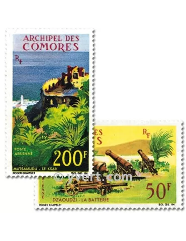 n° 18/19 -  Timbre Comores Poste aérienne