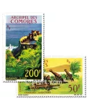 n° 18/19 -  Timbre Comores Poste aérienne