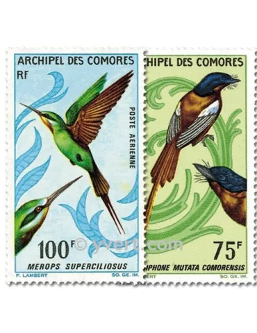 n° 20/21 -  Timbre Comores Poste aérienne