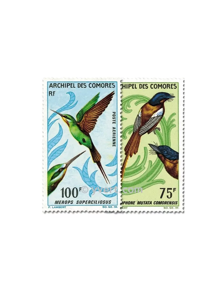 n° 20/21 -  Timbre Comores Poste aérienne