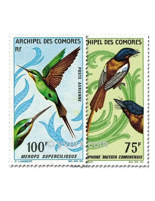 n° 20/21 -  Timbre Comores Poste aérienne