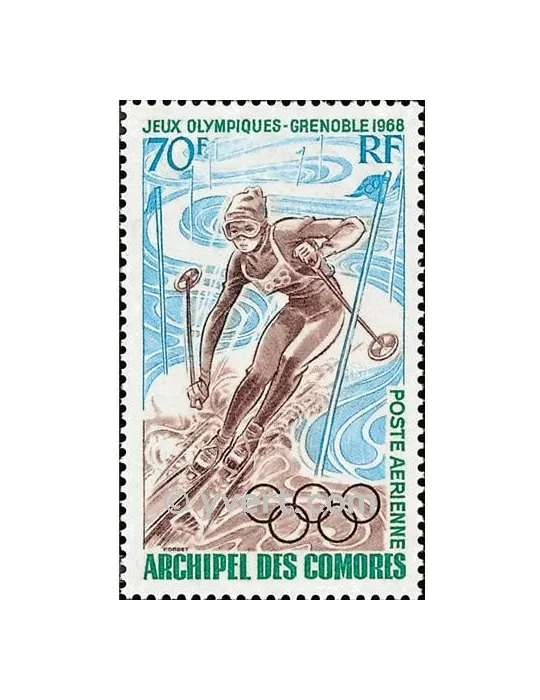 n° 22 -  Timbre Comores Poste aérienne