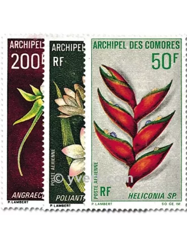 n° 26/28 -  Timbre Comores Poste aérienne