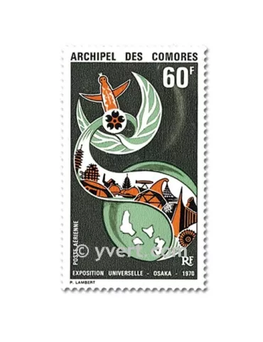 n° 30/31 -  Timbre Comores Poste aérienne
