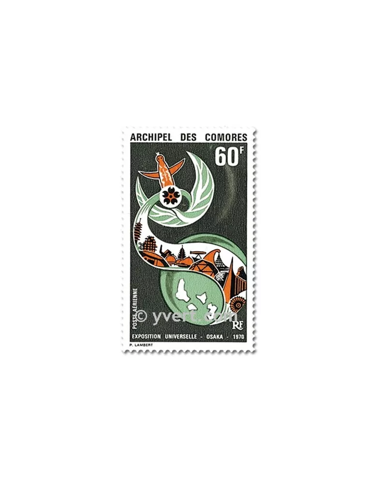n° 30/31 -  Timbre Comores Poste aérienne