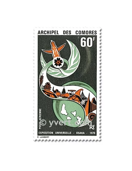n° 30/31 -  Timbre Comores Poste aérienne