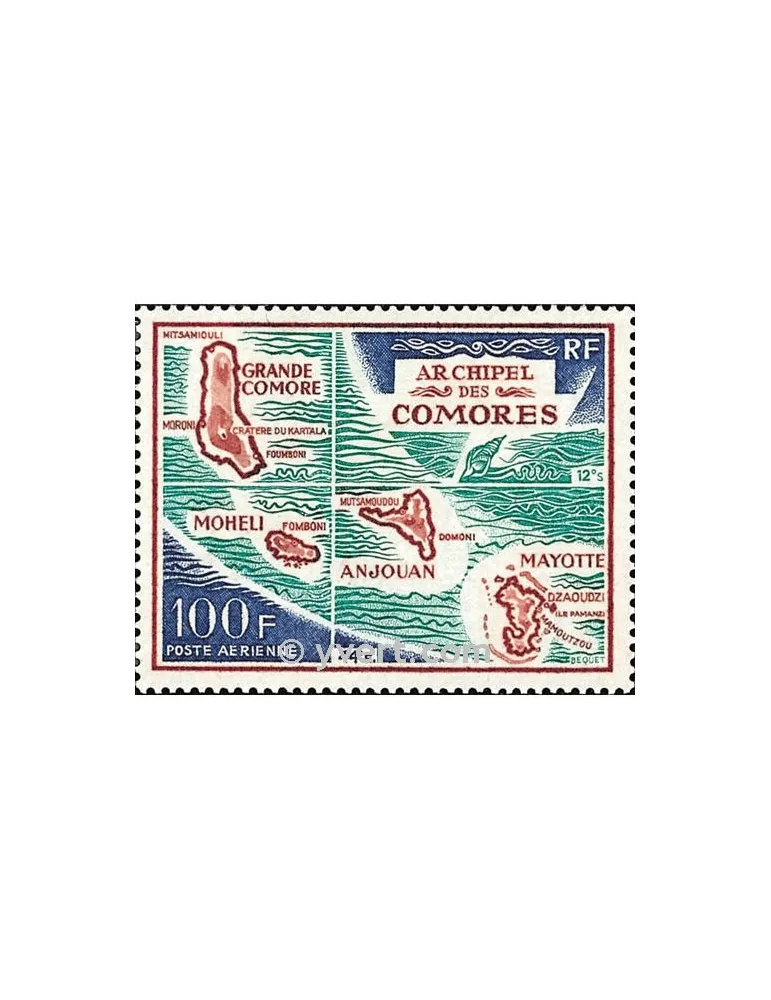 n° 36 -  Timbre Comores Poste aérienne