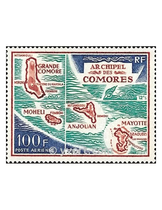 n° 36 -  Timbre Comores Poste aérienne
