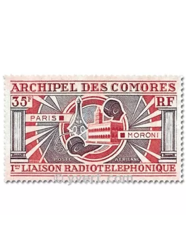 n° 42/43 -  Timbre Comores Poste aérienne