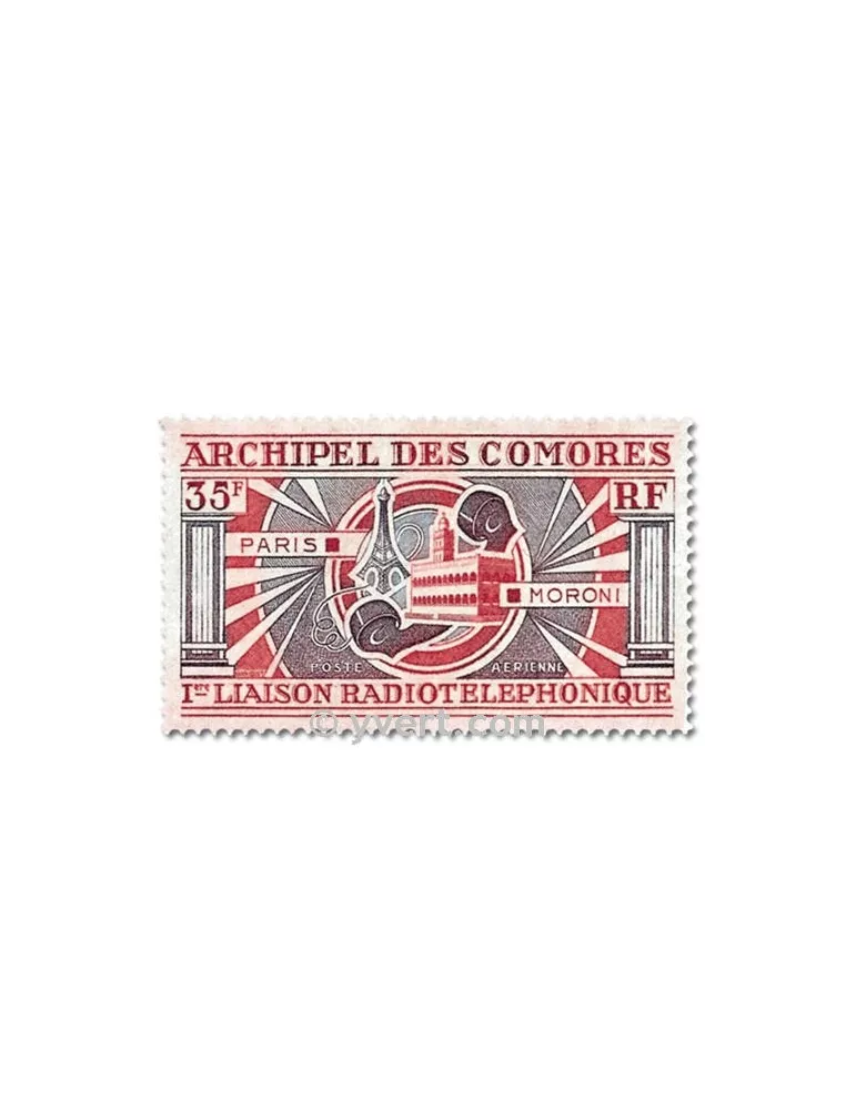 n° 42/43 -  Timbre Comores Poste aérienne