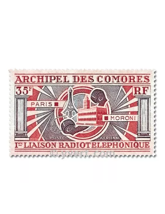 n° 42/43 -  Timbre Comores Poste aérienne