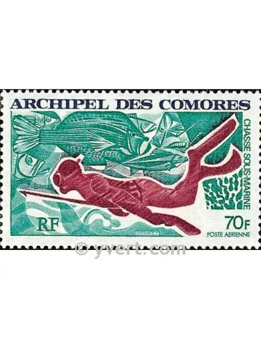 n° 44 -  Timbre Comores Poste aérienne