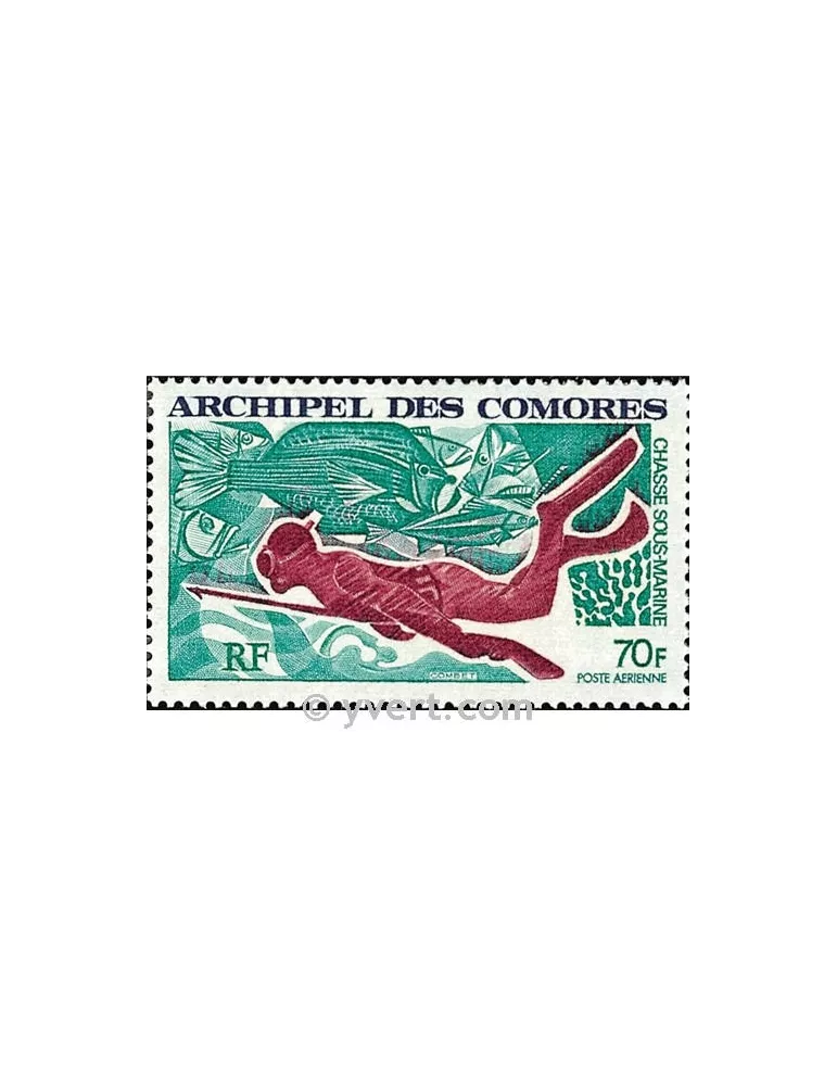 n° 44 -  Timbre Comores Poste aérienne