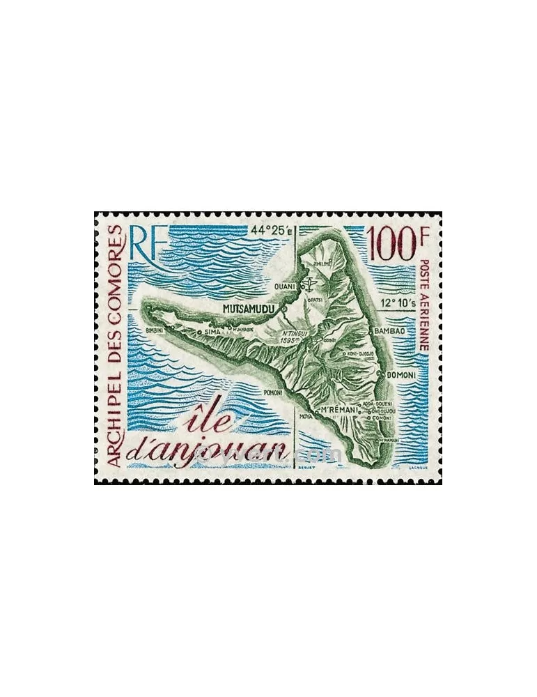 n° 49 -  Timbre Comores Poste aérienne