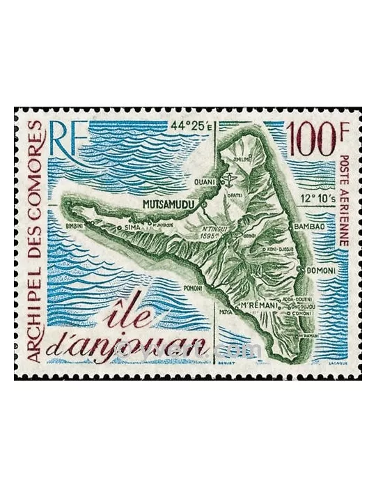 n° 49 -  Timbre Comores Poste aérienne