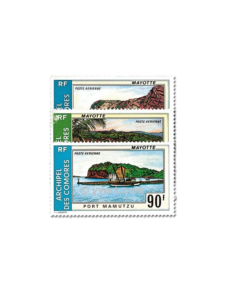 n° 62/64 -  Timbre Comores Poste aérienne