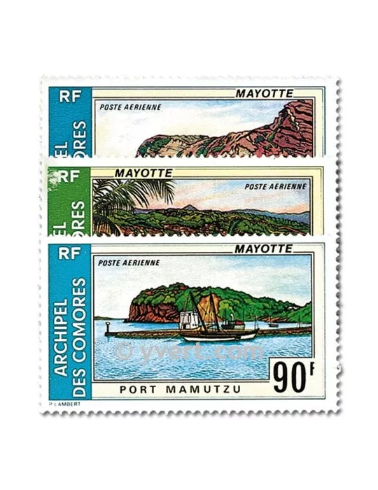 n° 62/64 -  Timbre Comores Poste aérienne
