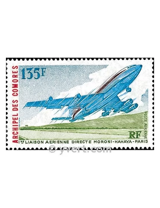 n° 65 -  Timbre Comores Poste aérienne