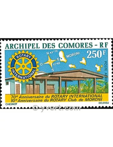 n° 66 -  Timbre Comores Poste aérienne