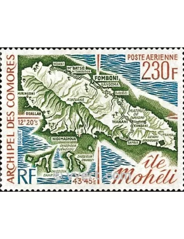 n° 67 -  Timbre Comores Poste aérienne