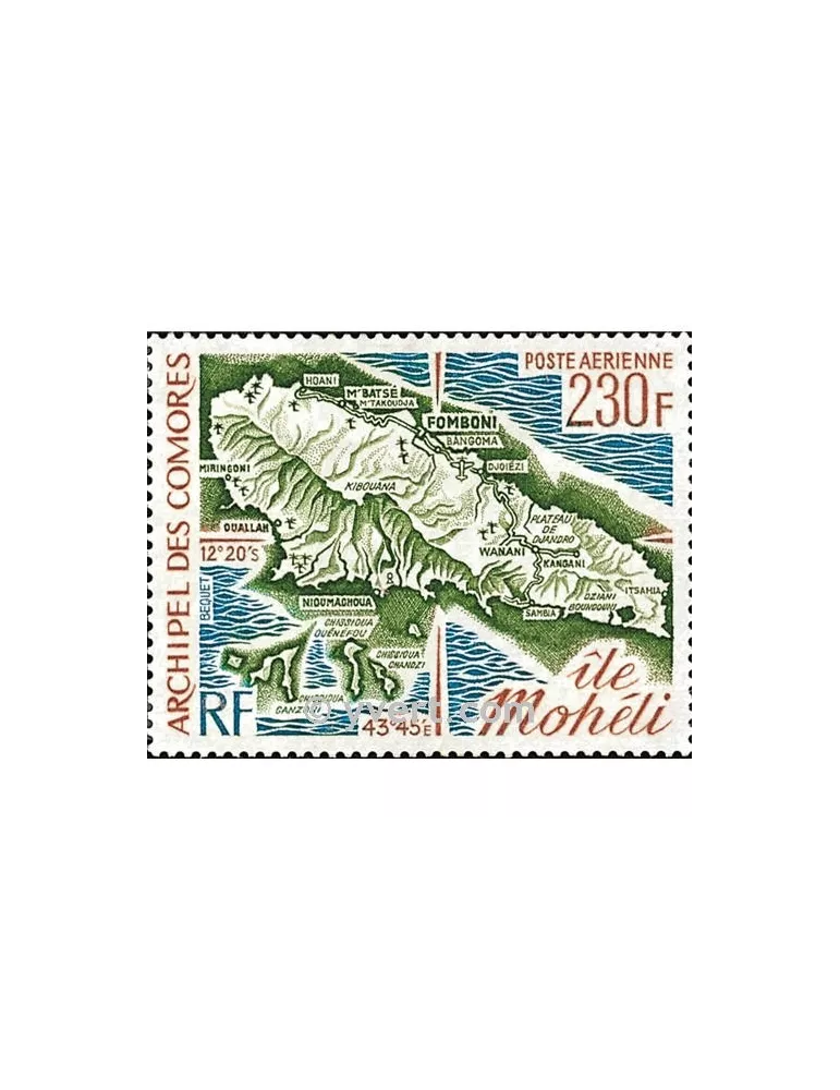 n° 67 -  Timbre Comores Poste aérienne