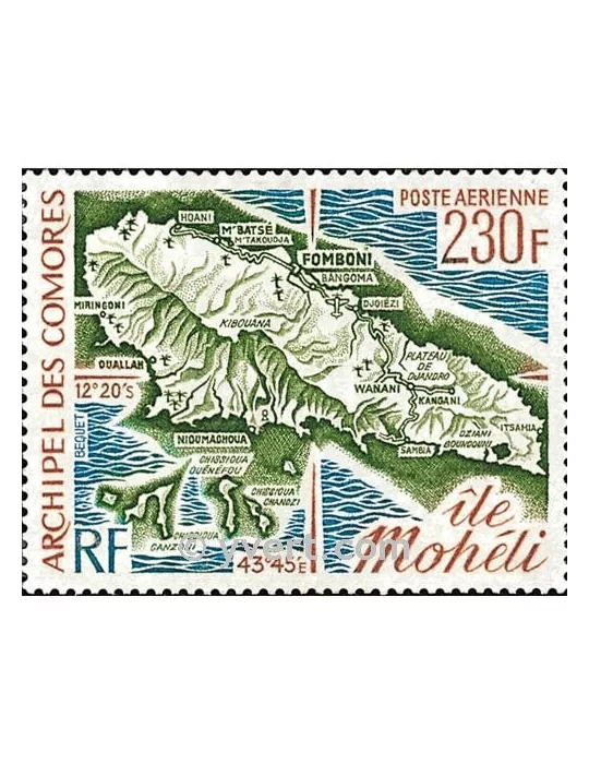 n° 67 -  Timbre Comores Poste aérienne