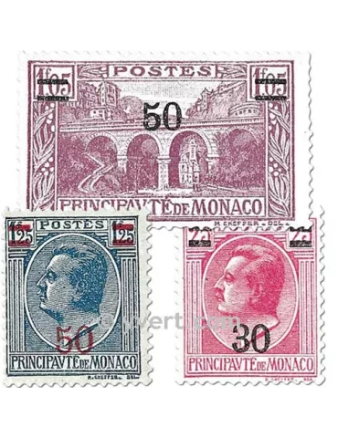 n° 104/110 -  Timbre Monaco Poste
