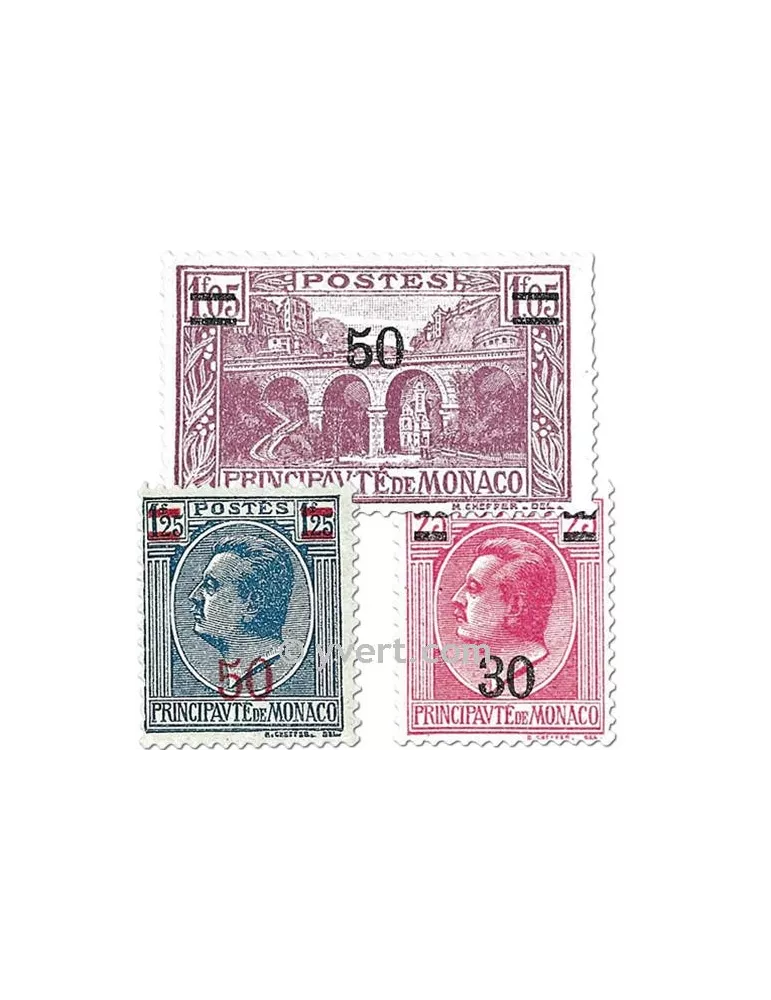 n° 104/110 -  Timbre Monaco Poste