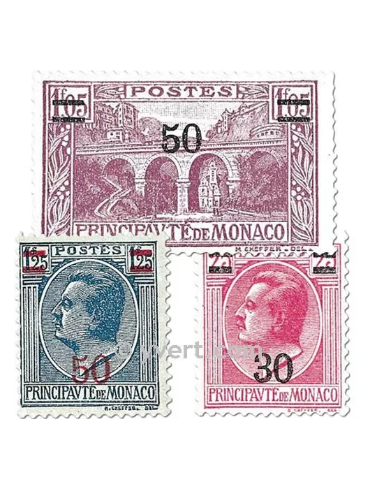 n° 104/110 -  Timbre Monaco Poste