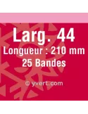Bandes simple soudure - 44mm (Fond noir)