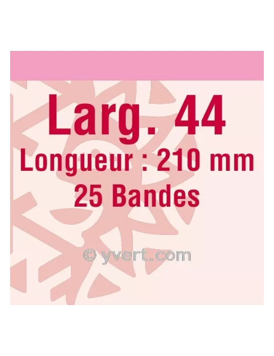 Bandes simple soudure - 44mm (Fond transparent)