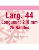 Bandes simple soudure - 44mm (Fond transparent)