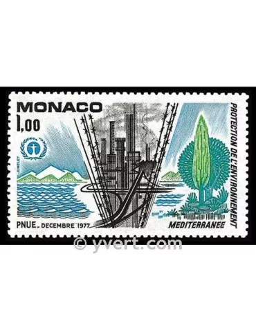 n° 1117 -  Timbre Monaco Poste