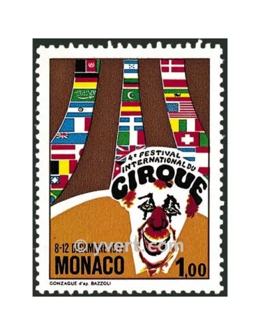 n° 1120 -  Timbre Monaco Poste