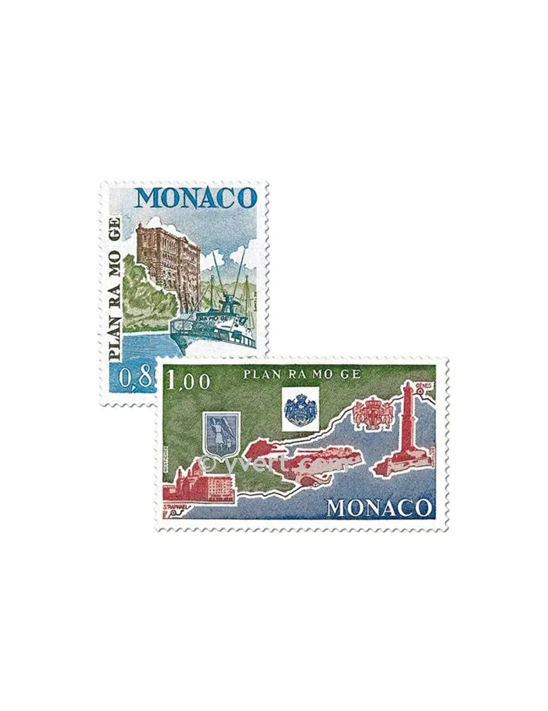 n° 1134/1135 -  Timbre Monaco Poste