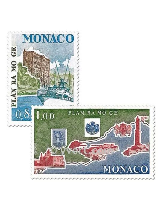 n° 1134/1135 -  Timbre Monaco Poste