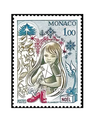 n° 1165 -  Timbre Monaco Poste
