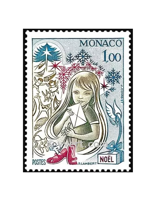 n° 1165 -  Timbre Monaco Poste
