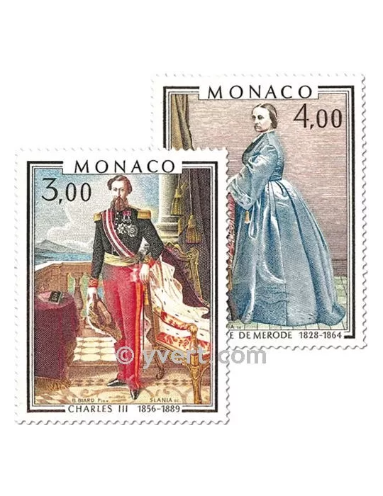 n° 1196/1197 -  Timbre Monaco Poste