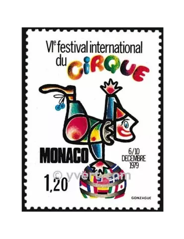 n° 1201 -  Timbre Monaco Poste