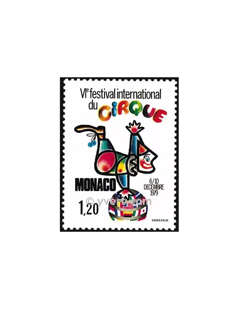 n° 1201 -  Timbre Monaco Poste