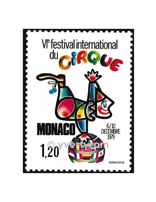 n° 1201 -  Timbre Monaco Poste