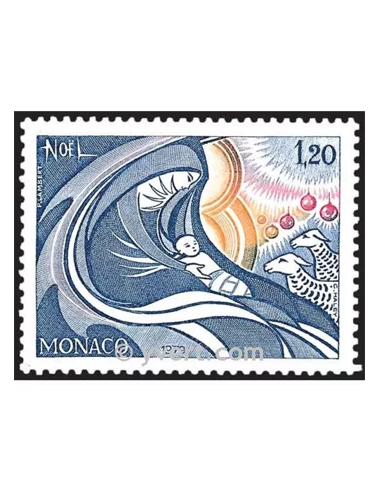 n° 1205 -  Timbre Monaco Poste