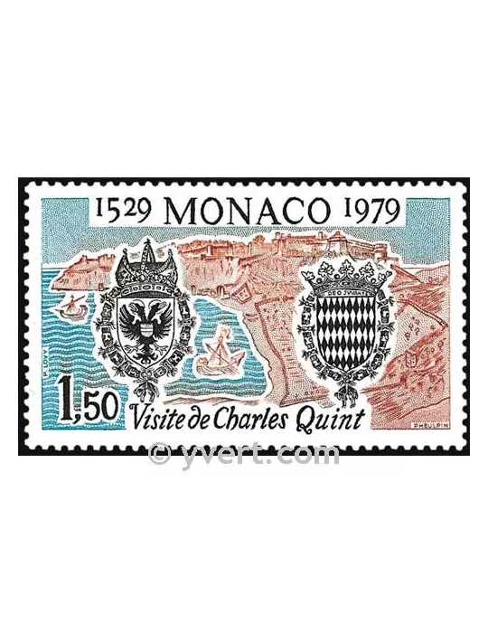 n° 1207 -  Timbre Monaco Poste