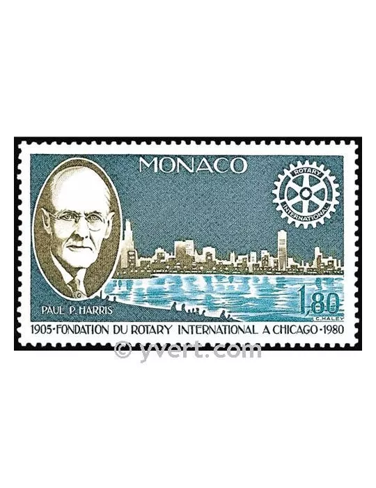 n° 1229 -  Timbre Monaco Poste