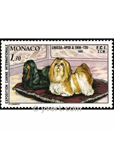 n° 1232 -  Timbre Monaco Poste